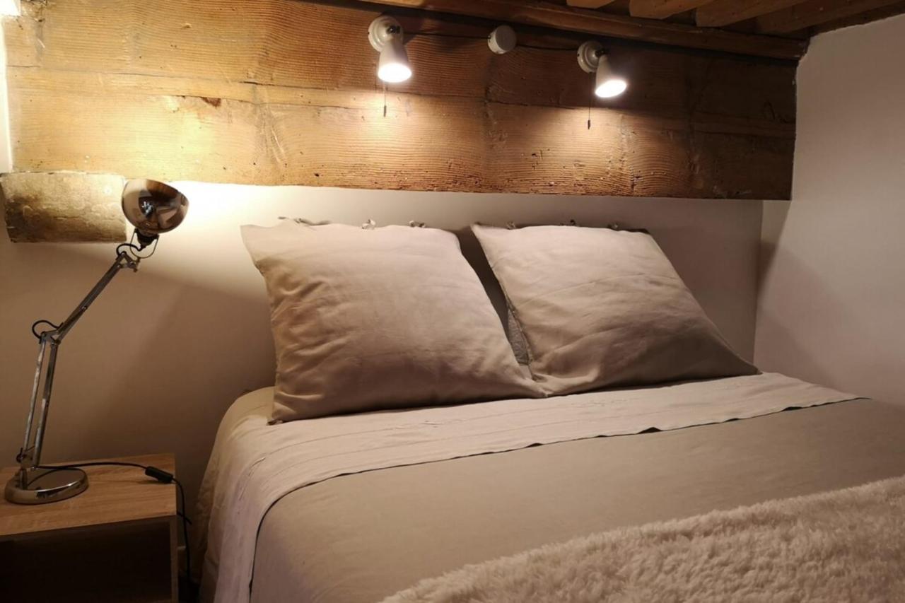 דירות Authentic Loft With Mezzanine & Exposed Stones Heart Of ליון מראה חיצוני תמונה